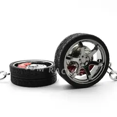 MICHELIN - Llavero Exclusivo Aro De Neumático Con Caliper BREMBO Negro