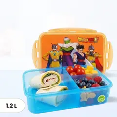 SCOOL - Taper para Niño Dragon Ball con Divisiones 1200 ml Scool