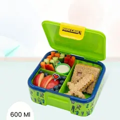 GENERICO - Taper para Nino con diseño Minecraft con Divisiones 600 ml