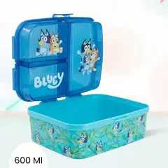GENERICO - Taper para Nino Bluey con tapa de Divisiones 600 ml
