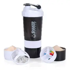 ALKALINE CARE - Shaker Tomatodo Deportivo - Compartimentos Agitador Antiderrame