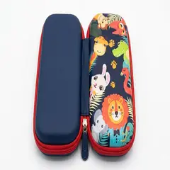 GENERICO - CARTUCHERA  ESCOLAR 3D PARA NIÑOS  LEON