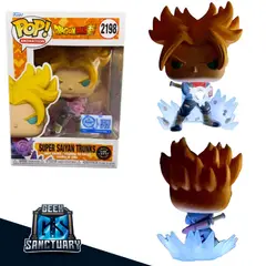 FUNKO - FUNKO POP SUPER SAIYAN TRUNKS GLOW CHASE DRAGON BALL SUPER 2198