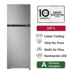 LG - Refrigeradora LG Top Freezer 241L VT24BPY No Frost