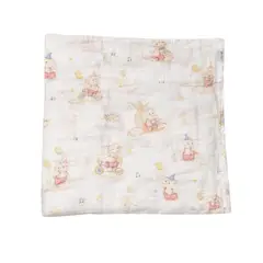 CERDITA - Manta Muselina para Bebé 4 Capas 100% Algodón Diseño Elefante