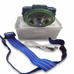 EWTTO - Faro Frontal LED Recargable Ewtto 30W con Pantalla Digital y Protección IP65