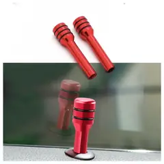 JET - PESTILLO PERILLAS BLOQUEO DE PUERTA  DE ALUMINIO TUNING ROJO X2