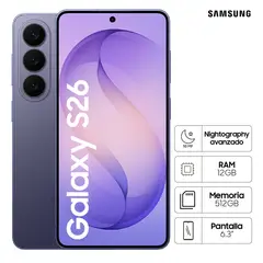 SAMSUNG - Celular Samsung Galaxy S26 512GB Cobalt Violet
