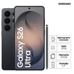 SAMSUNG - Celular Samsung Galaxy S26 Ultra 1TB Black