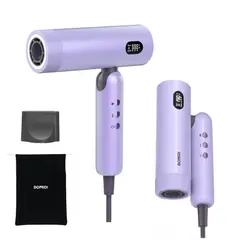 BOMIDI - Secadora de Cabello Plegable HD08 Azul Lavanda