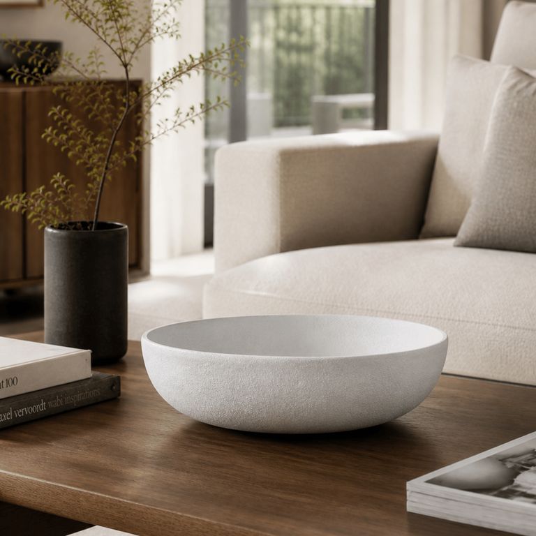 Bowl centro de mesa 34.5 cm, blanco - Munich