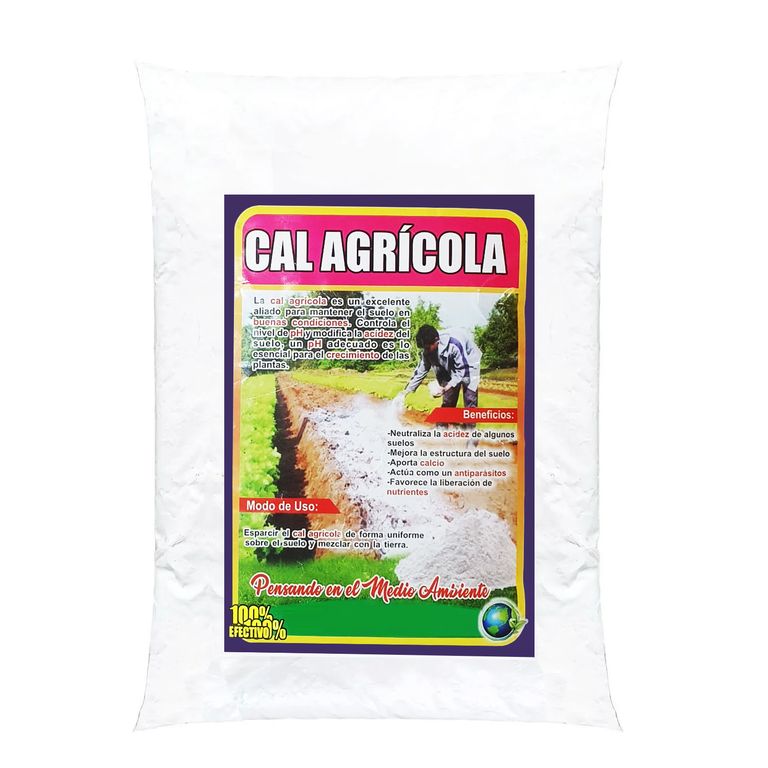 Cal Agrícola para plantas