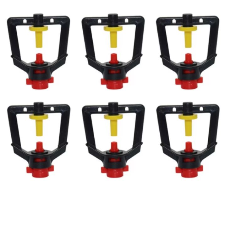 Pack de 6 Aspersores Giratorios Para Riego – Conexión 6mm