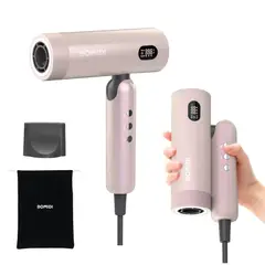 BOMIDI - Secadora de Cabello Plegable Bomidi HD08 Dorado Rosé