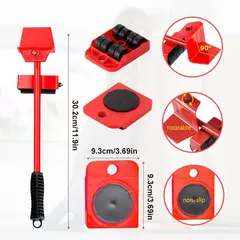 OEM - Elevador Deslizador de Muebles Herramientas para Mudanza y Hogar