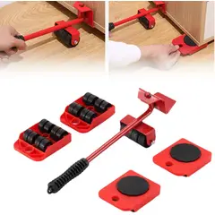 OEM - Juego de Ruedas para Mover Sofás y Lavadoras sin Esfuerzo 5 Pcs