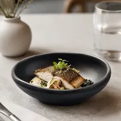 LAR DANIELSEN - Plato gourmet estilo restaurante, 20 cm - Halvsirkel