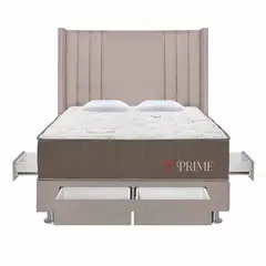 FORLI - Dormitorio 4 Cajones Deluxe Prime Beige King