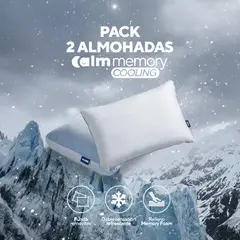 CALM - Pack 2 Almohadas Calm Memory Cooling