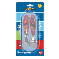 MARVEL - SET DE  CUBIERTOS METALICOS CON CASE SPIDERMAN GLCPS