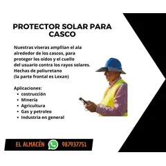 GENERICO - PROTECTOR SOLAR PARA CASCO