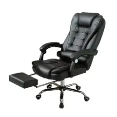 GENERICO - Silla de oficina ergonomica con vibromasajes, reposapies y reclinable