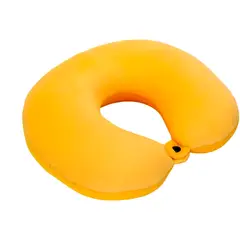 GENERICO - Almohada para viaje - Cojin viajero Amarillo Oro
