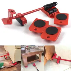 OEM - Kit de Ruedas para Mover Muebles Pesados y Proteger Pisos 5 Pcs