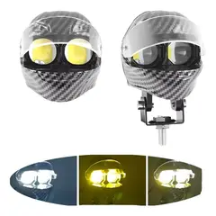 GENERICO - Foco Led Neblinero Tipo Casco Para Moto 02 Piezas