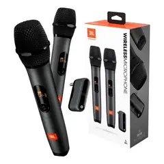 JBL - Micrófonos Micbr2 Inalámbrico Dual-Channel Cardioide Negro