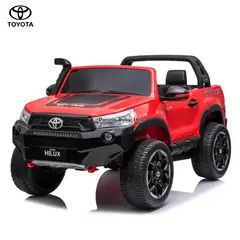 TOYOTA - Carro a Batería Toyota Hilux para Niños -RUGGED X- ROJO