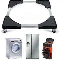 OEM - Soporte Base Ajustable con Ruedas para Lavadora y Refrigeradora