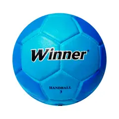 WINNER - PELOTA PARA BALONMANO HANDBALL TALLA 3 PU WINNER CELESTE AZUL