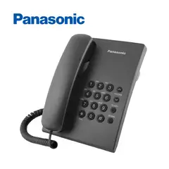 Panasonic - Teléfono Alámbrico Fijo Panasonic KX-TS500LXB - Negro