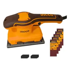 INGCO - Lijadora orbital 320w + 5 lijas industrial Ingco