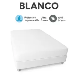 RIVESI - Protector de Colchón Impermeable Antiácaros Resistente a Chinches y Lavable