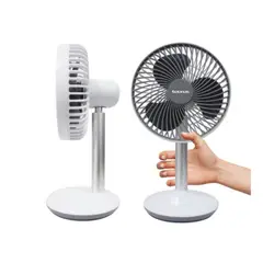 Taurus - Ventilador Portátil de Escritorio Taurus Austro Recargable 6” con 4 Velocidades y USB-C