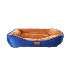 DENTITOY - Cama Puff Milou Dentitoy Comfort Azul Talla XL