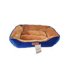 DENTITOY - Cama Puff Milou Dentitoy Comfort Azul Talla L