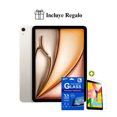 APPLE - IPad Air 11” Chip M4 128GB Wi‑Fi  Starlight 2026 con Regalo