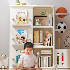 GENERICO - Organizador con porta pelotas montessori infantil beige hasta 20kilos