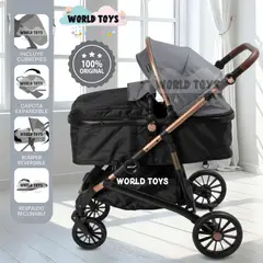 Baby - Coche Moisés Travel System «INFINITIVE GOLD II» de Lujo Gray