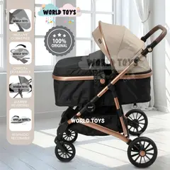 Baby - Coche Moisés Travel System «INFINITIVE GOLD II» de Lujo Beige