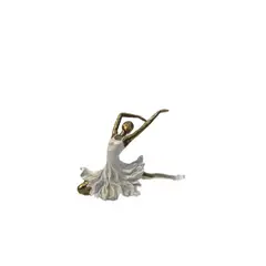 GENERICO - Figura Decorativa Bailarina-  Escultura Artística de Danza - Adorno Elegante para Sala Regalo Ideal