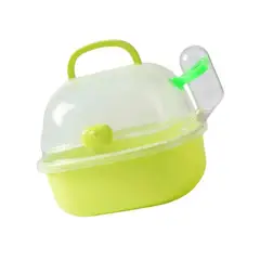 GENERICO - Transportador tipo lonchera para roedores pequeños hámster color verde