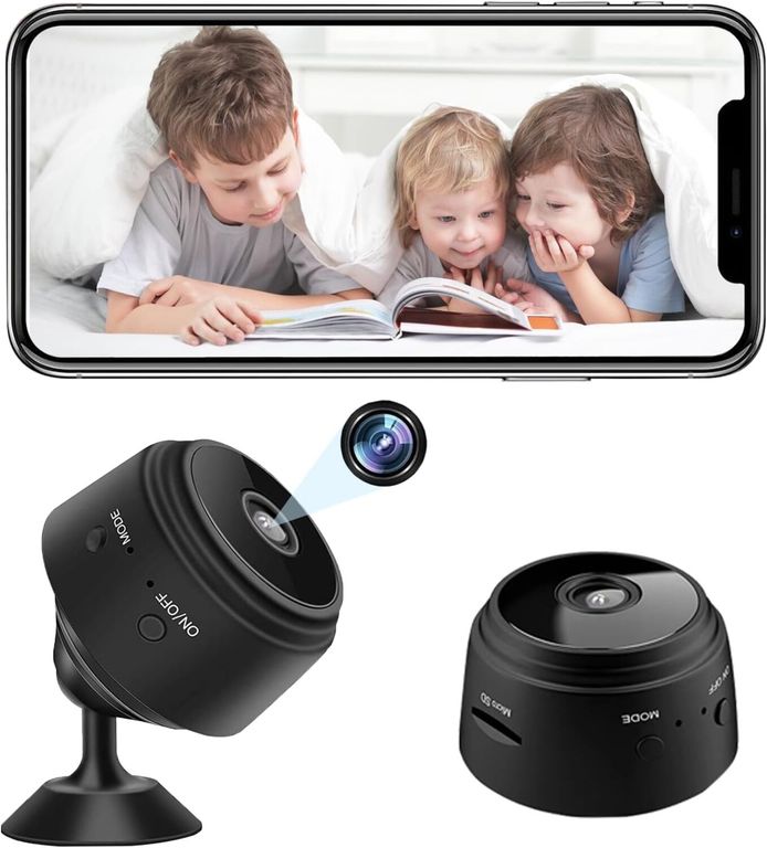 Mini Cámara Espía Wifi A9, Vigila en tiempo real desde tu celular