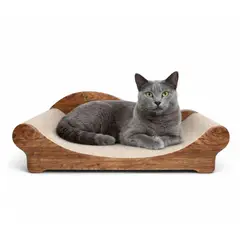 CAT OH - Sofá Rascador Gatuno de cartón corrugado