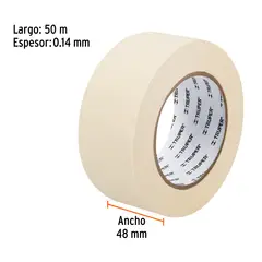 TRUPER - CINTA MASKING TAPE DE 2" X 50 M, 12593
