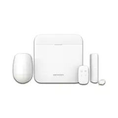 Hikvision - AX PRO KIT ALARMA 3G/4G 48 ZONAS. INCLUYE PANEL, PIR, MAGN Y PULSADOR