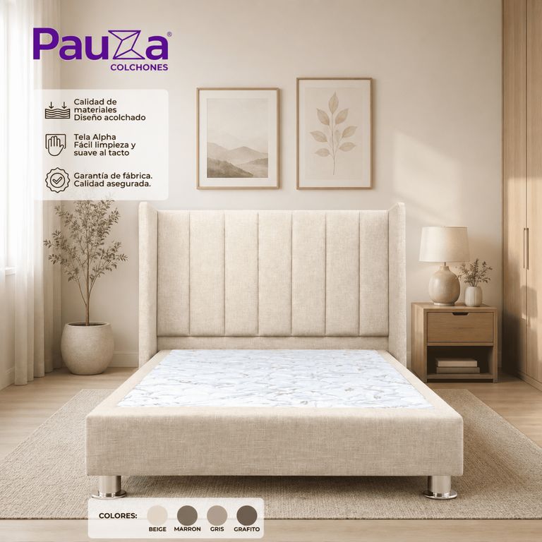DORMITORIO PREMIUM LINEAL 1.5 PLZ